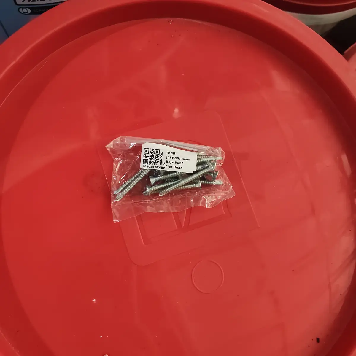 [15PCS] Baut Baja 8x38 Flat Head Camel