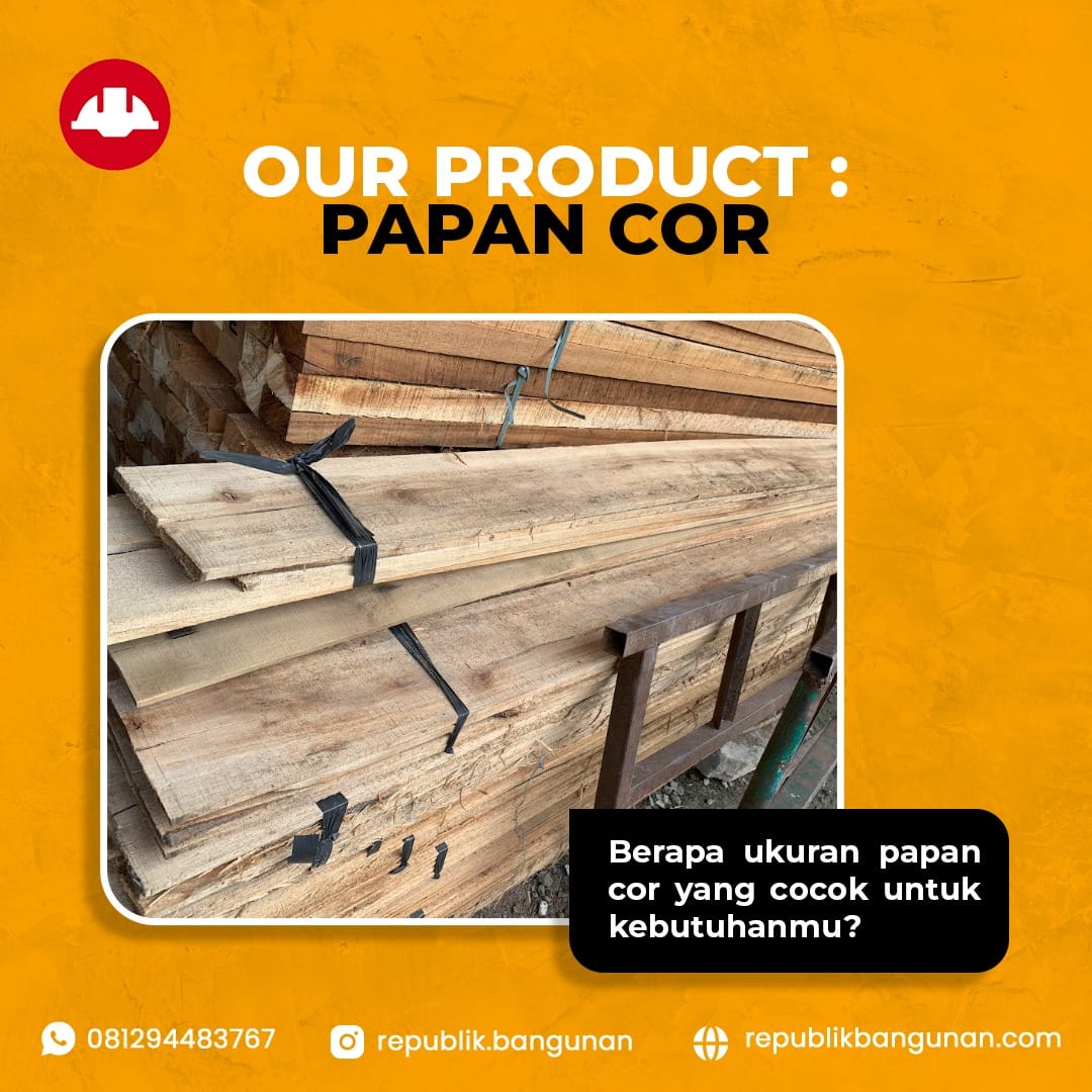 papan cor toko bangunan pamulang