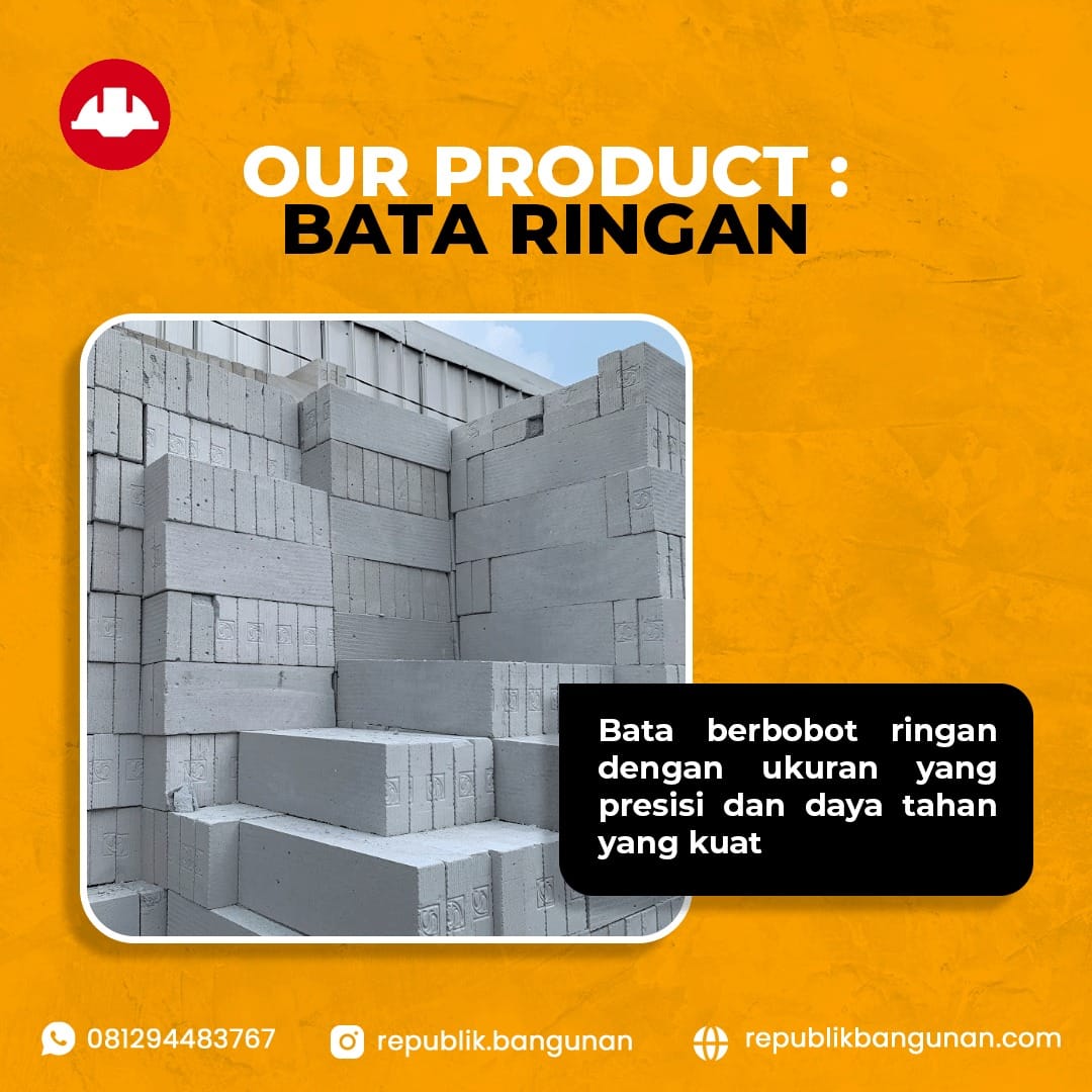 Bata Ringan Toko Bangunan Pamulang